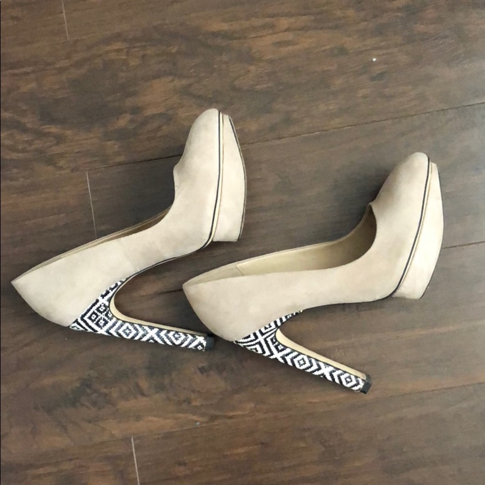 Zara nude shoes 39 US8